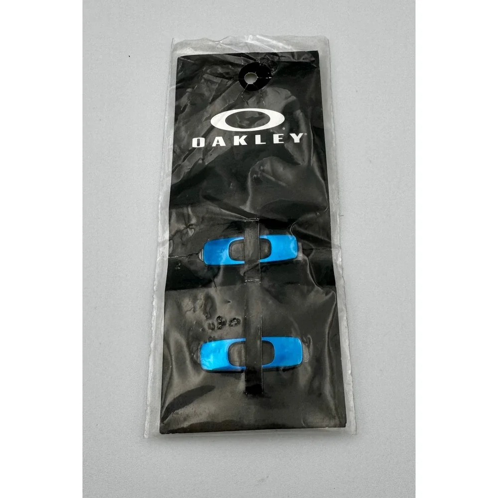 RARE Discontinued Oakley Batwolf Replacement Icons Pair Team Blue OO9101